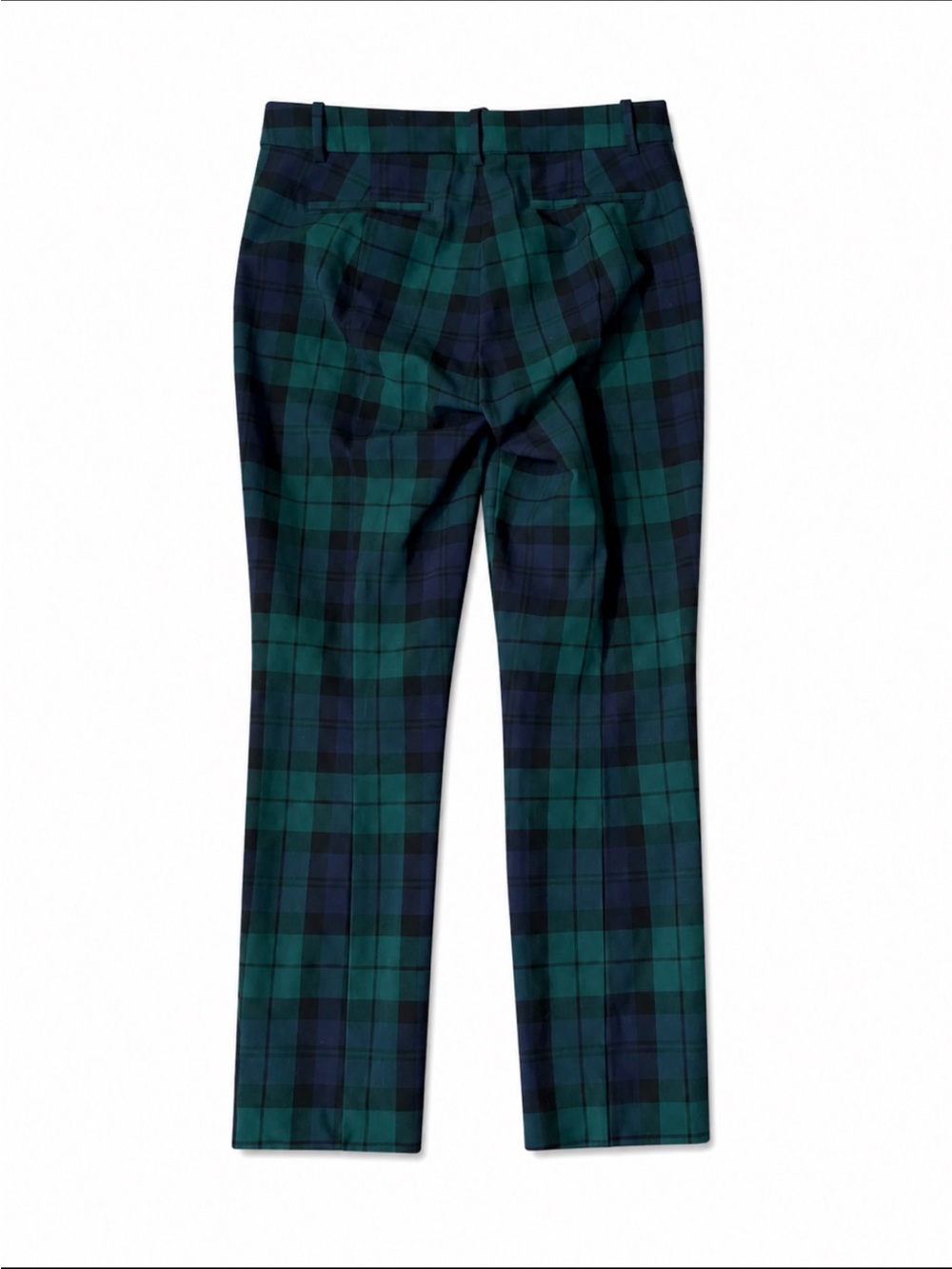 J. Crew Blue Green Plaid Ruby Full Length Pant Size 10 ~ New No Tags - Picture 4 of 7
